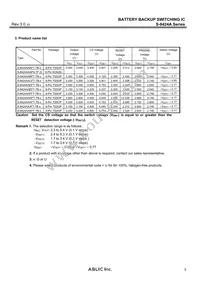 S-8425AAAFT-TBG Datasheet Page 3