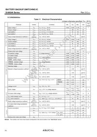 S-8425AAAFT-TBG Datasheet Page 14