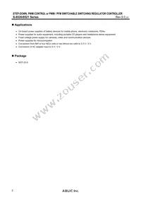 S-8521F55MC-BQOT2U Datasheet Page 2