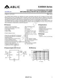 S-85S0AB30-I6T1U Datasheet Cover