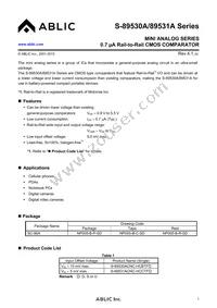 S-89531ACNC-HCCTFG Datasheet Cover