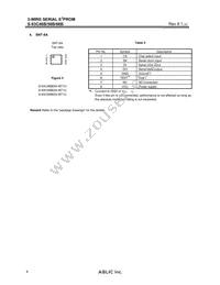 S-93C66BD0I-D8S1G Datasheet Page 4