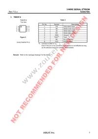 S-93C76ADFJ-TB-G Datasheet Page 3