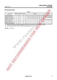 S-93C76ADFJ-TB-G Datasheet Page 5
