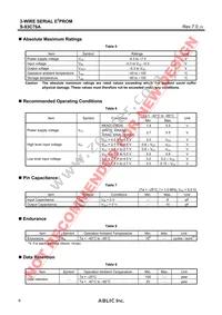 S-93C76ADFJ-TB-G Datasheet Page 6