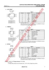 S-93L66AR0I-J8T1G Datasheet Page 3