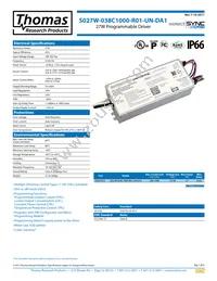 S027W-038C1000-R01-UN-DA1 Datasheet Cover