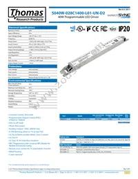 S040W-028C1400-L01-UN-D2 Datasheet Cover