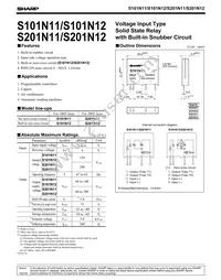 S101N12 Datasheet Cover