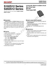 S102S12F Datasheet Cover