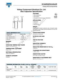 S104Z93Z5VL83L0R Datasheet Cover