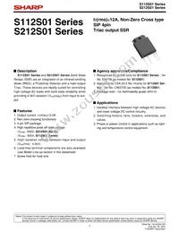 S112S01F Datasheet Cover