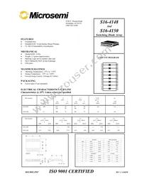 S16-4150E3/TR13 Datasheet Cover