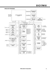 S1C17M10F101100 Datasheet Page 3