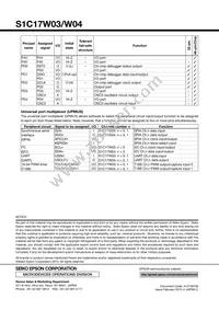 S1C17W04F101100-250 Datasheet Page 10