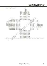 S1C17W13F001100-160 Datasheet Page 9