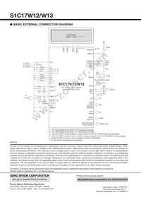 S1C17W13F001100-160 Datasheet Page 14