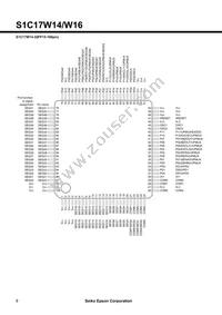 S1C17W16F102100-90 Datasheet Page 8