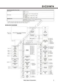 S1C31W74B201000-348 Datasheet Page 3