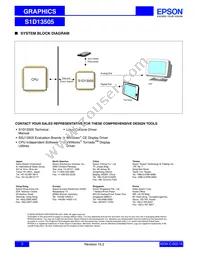 S1D13505F00A200 Datasheet Page 2
