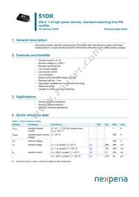 S1DRX Datasheet Cover