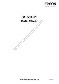 S1R72U01F12E300 Datasheet Cover