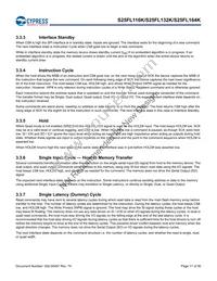 S25FL116K0XMFB041 Datasheet Page 17