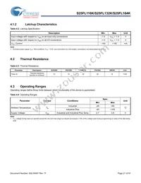 S25FL132K0XNFI041 Datasheet Page 21