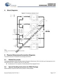 S29WS512R0SBHW200 Datasheet Page 7