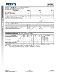 S2KDFQ-13 Datasheet Page 2