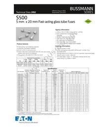 S500-100-R Datasheet Cover