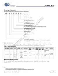 S72XS256RE0AHBH10 Datasheet Page 4