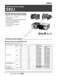 S82J-30024 Datasheet Cover