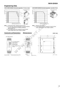 S8VK-S24024 Datasheet Page 2