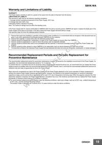 S8VK-WA48024 Datasheet Page 19