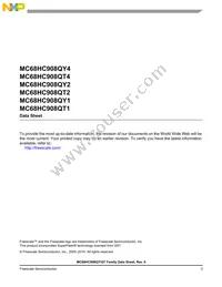 S908QY4H0CDWER Datasheet Page 3