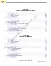 S912XHZ512F1CAL Datasheet Page 18