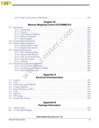 S912XHZ512F1CAL Datasheet Page 19