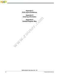 S912XHZ512F1CAL Datasheet Page 20