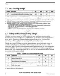 S9KEAZN32AMLCR Datasheet Page 6