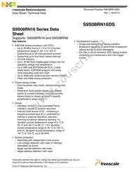 S9S08RN8W2MTJ Datasheet Cover