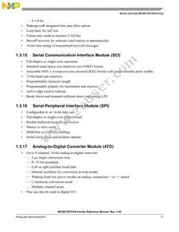 S9S12HY64J0MLL Datasheet Page 17