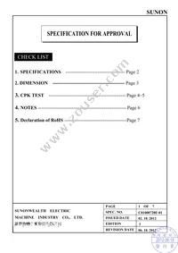 SA000-12003 Datasheet Page 2