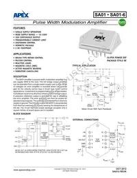 SA01 Datasheet Cover