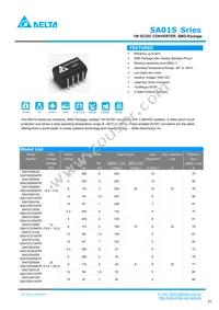 SA01S2409A Datasheet Cover