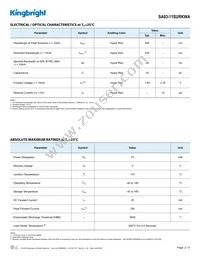 SA03-11SURKWA Datasheet Page 2