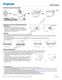 SA03-11SYKWA Datasheet Page 4