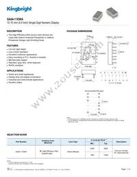 SA04-11EWA Datasheet Cover