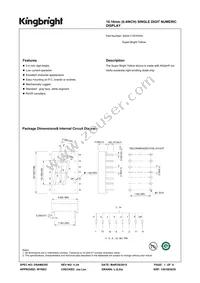 SA04-11SYKWA Datasheet Cover