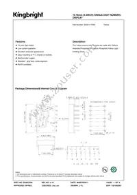 SA04-11YWA Datasheet Cover